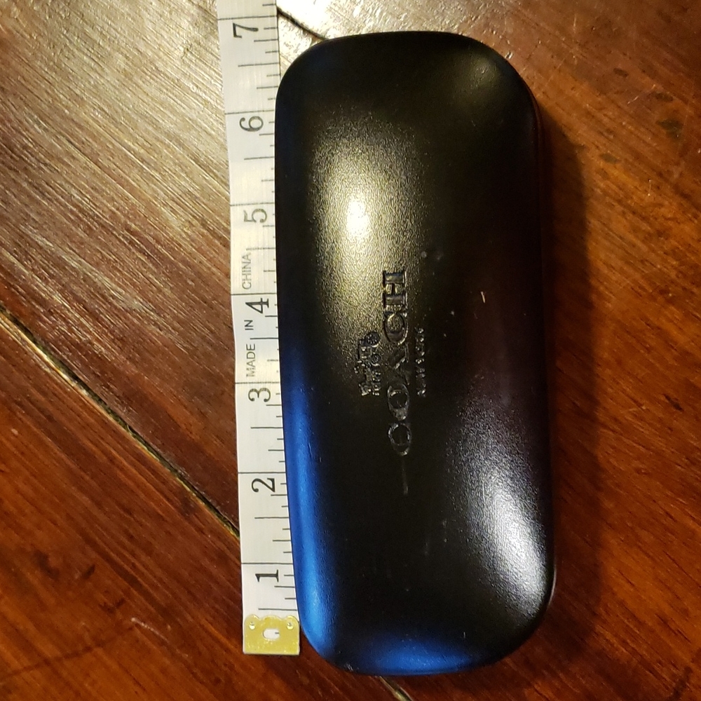 Authentic coach sunglasse case.